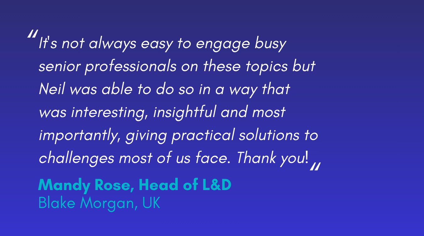 Keynote Testimonial for Neil Seligman from Blake Morgan